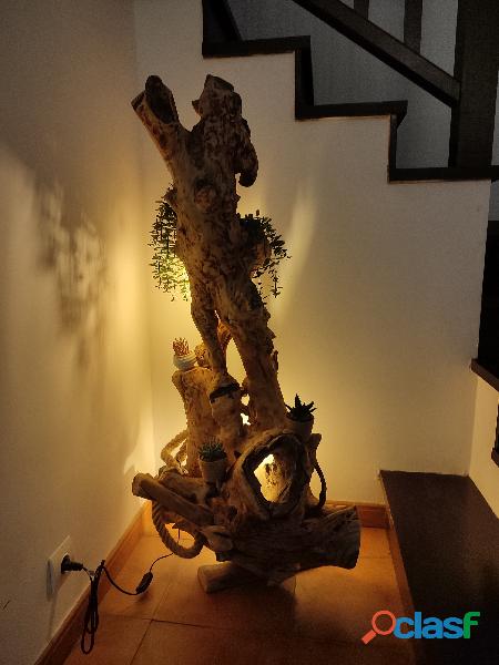 Escultura,lámpara de madera a la deriva: Driftwood
