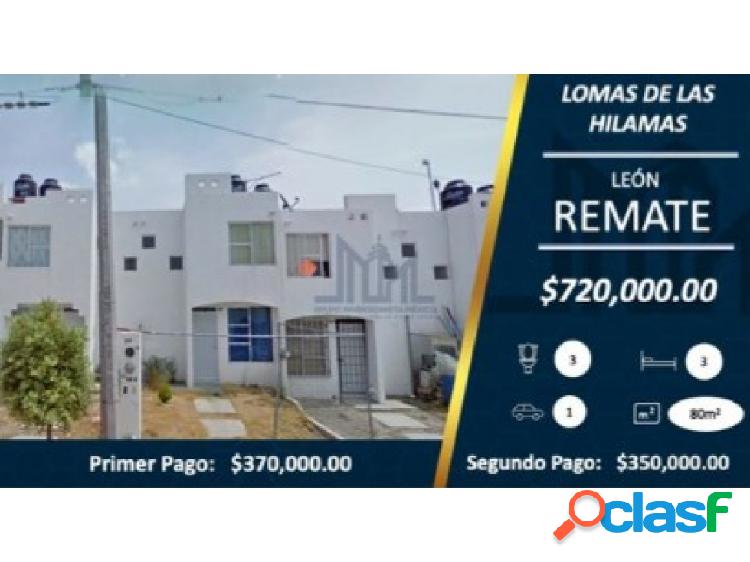 Casa en Lomas de Hilamas $720,000!!! REMATE