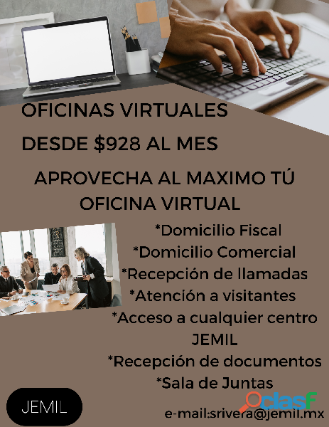 Disfruta al maximo tu oficina virtual