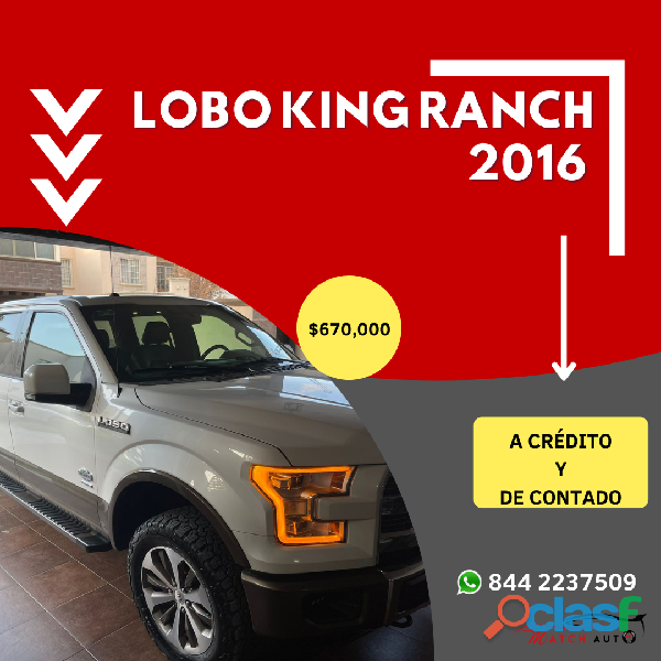 Ford Lobo King Ranch 2016