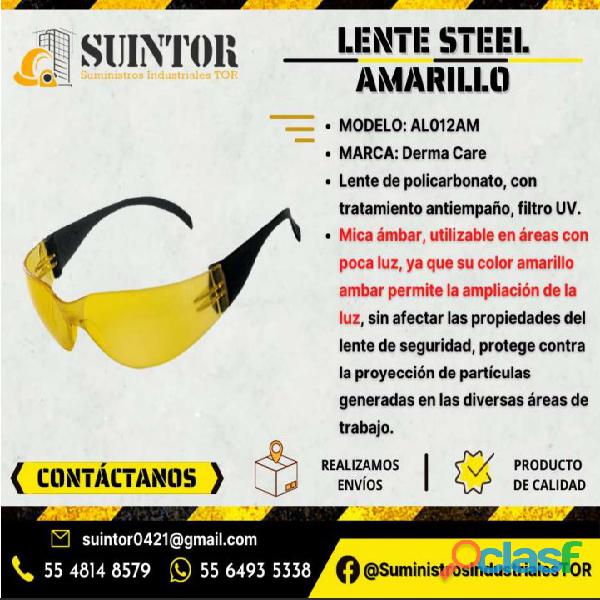 Lente Steel Amarillo Modelo AL012AM