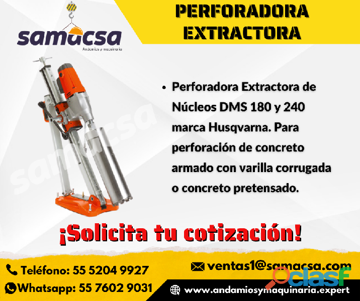 Nucleadora dms240. Husqvarna