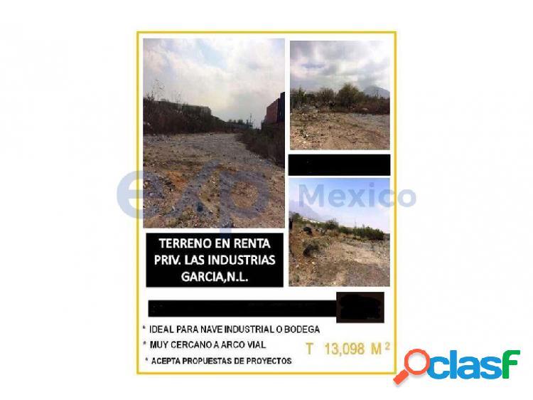 TERRENO INDUSTRIAL EN RENTA