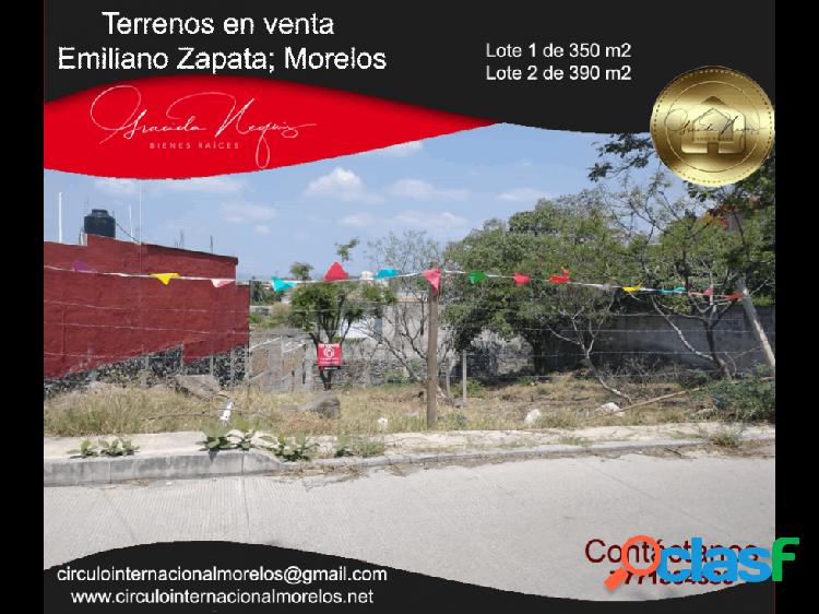 Terrenos en venta en Emiliano Zapata, Morelos