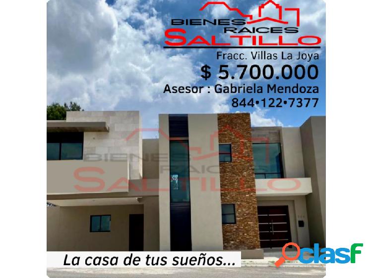 Amplia Casa en Venta Fracc Villa La Joya $5,700,000
