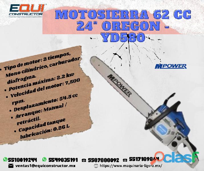 MOTOSIERRA MPOWER 62CC 24 PULGADAS