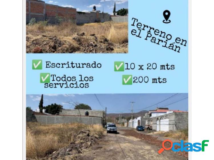 Terreno en el Parían