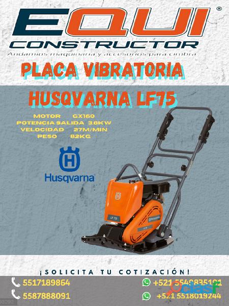 PLACA VIBRATORIA UNIDIRECCIONAL HUSQVARNA LF75