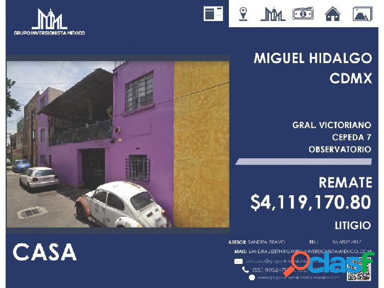 REMATE!! $4,119,170 HERMOSA CASA EN MIGUEL HIDALGO
