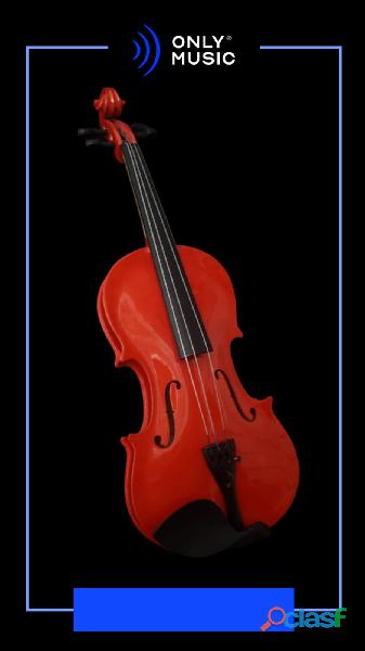 IT0644 Violin Color Rojo 4/4 Con Estuche Madera