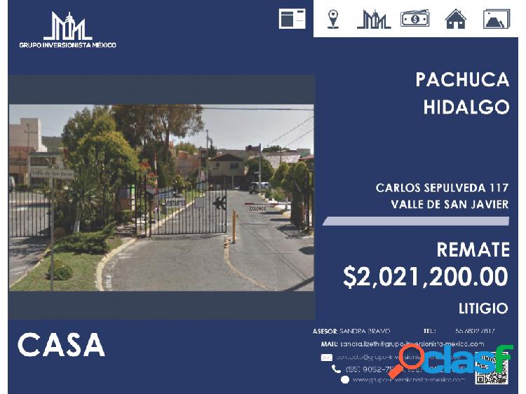 REMATE!! $2,021,200 HERMOSA CASA EN PRIVADA EN PACHUCA