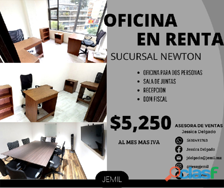 Renta de Oficina (Newton)