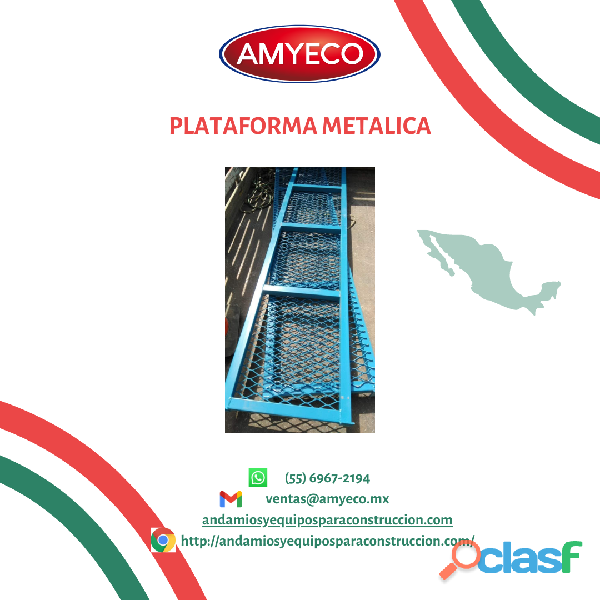 PLATAFORMA METÁLICA AMYECO 1