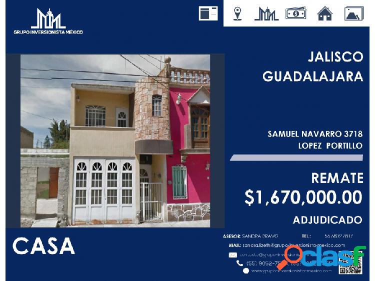 REMATE!! $1,503,296 HERMOSA CASA EN JALISCO