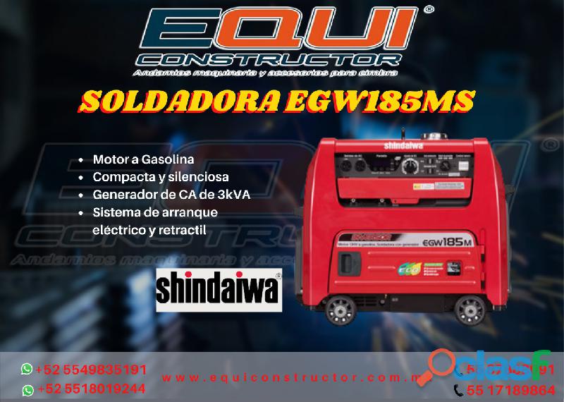 SOLDADORA SHINDAIWA A GASOLINA 185 AMP EGW185MS