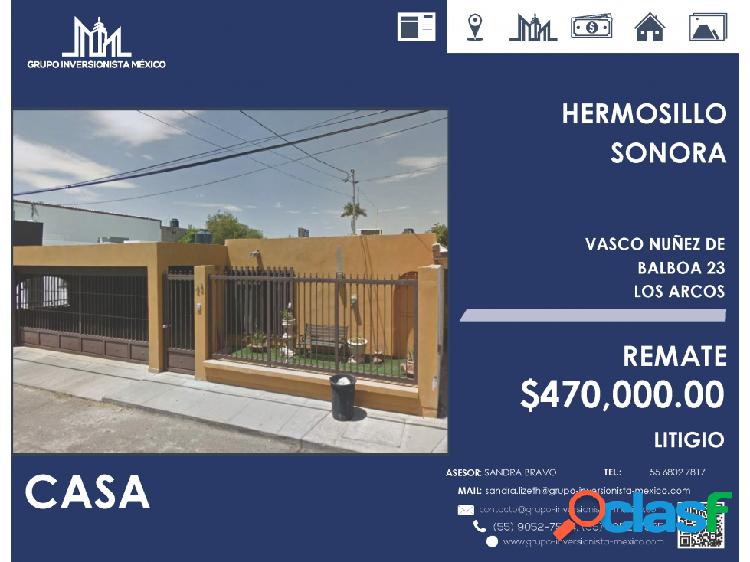 REMATE!! $470,000 HERMOSA CASA EN HERMOSILLO