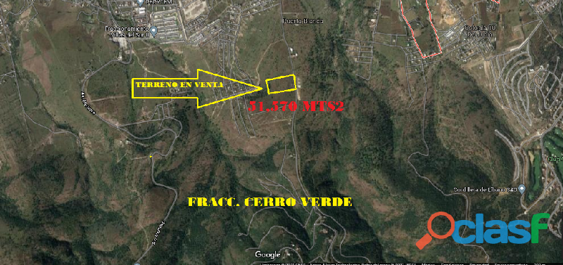 Terreno Venta 51570 mts2 para desarrollar rumbo Cerro Verde