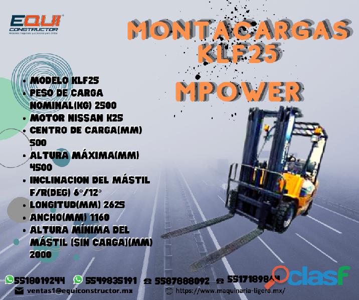 Montacargas KLF25 MPOWER