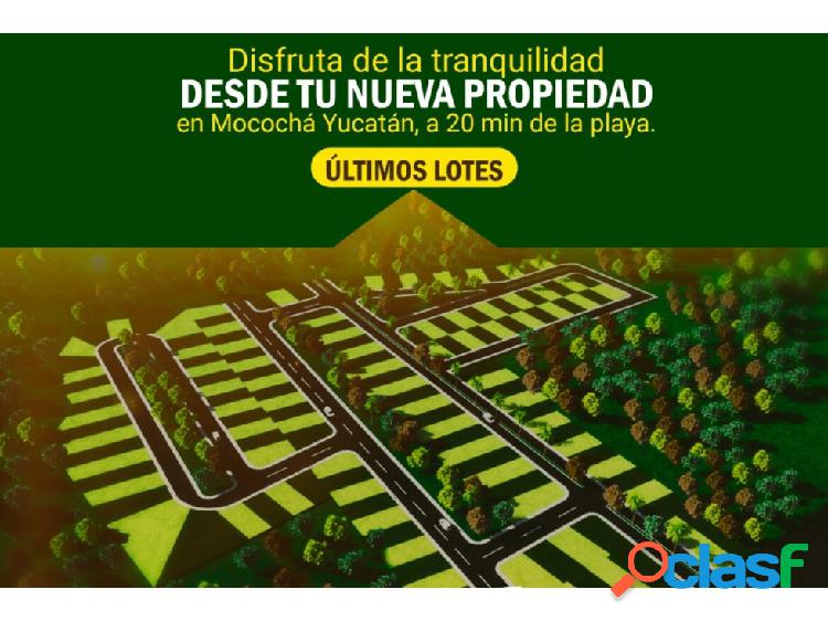 Terrenos en venta CRISANTA RESIDENCIAL MOCOCHA |ENTREGA