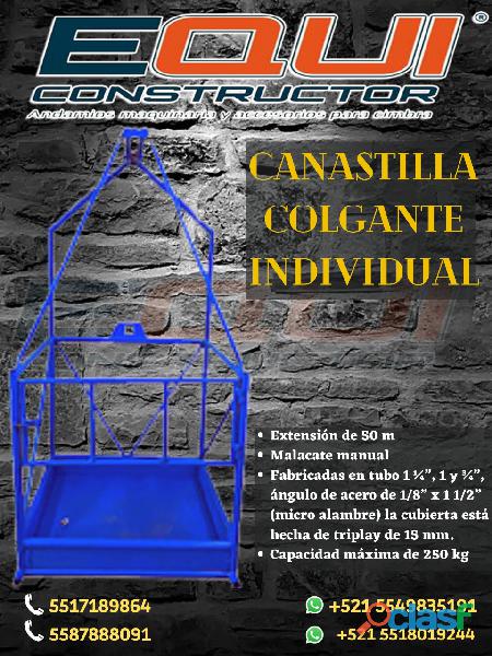 Canastilla Colgante Individual Equiconstructor
