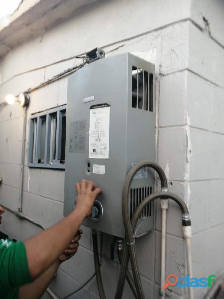 Instalación y Reparación de Calentadores de Agua.