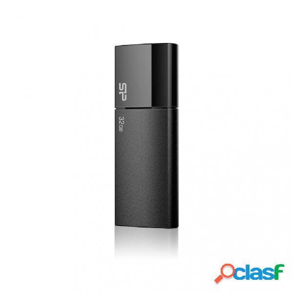 Memoria USB Silicon Power Ultima U05, 32GB, USB 2.0, Negro