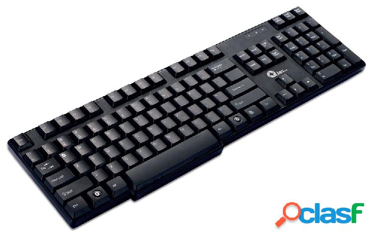 Teclado Qian XIE, Alámbrico, USB, Negro (Español)