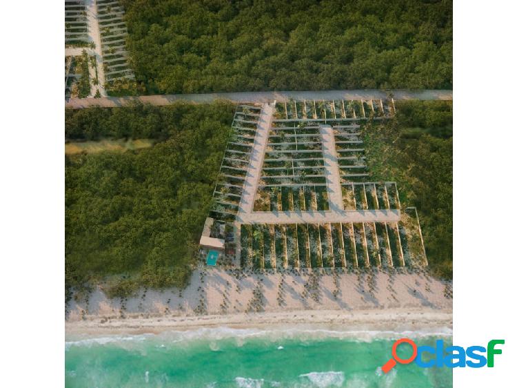 Terrenos residenciales aorilla de playa con club de playa