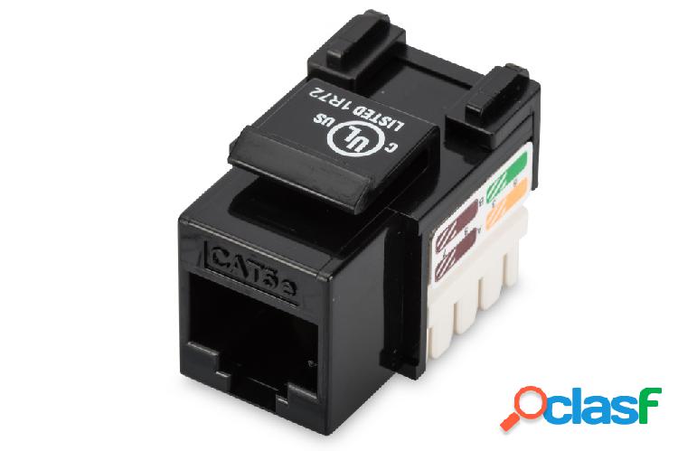 Digitus Jack de Red, Cat5e, Negro