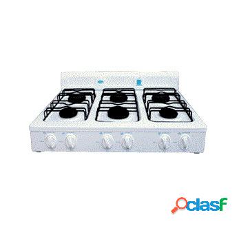 Fraga Parrilla de Gas P330, 6 Quemadores, Blanco