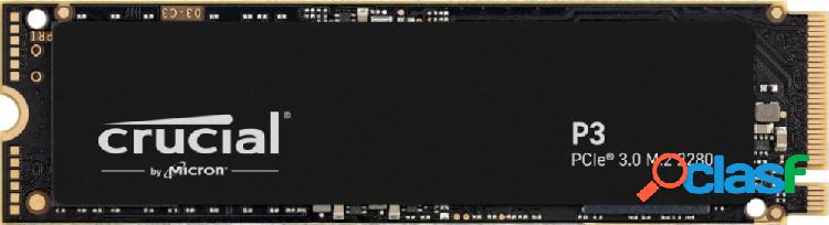 SSD Crucial P3 NVMe, 1TB, PCI Express 3.0, M.2