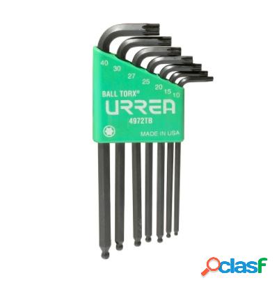 Urrea Juego de Llaves Hexagonales "L", 7 Piezas