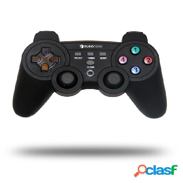 Eurocase Gamepad EUGA-W710 Tetrix, PC/PS3, RF Inalámbrico,