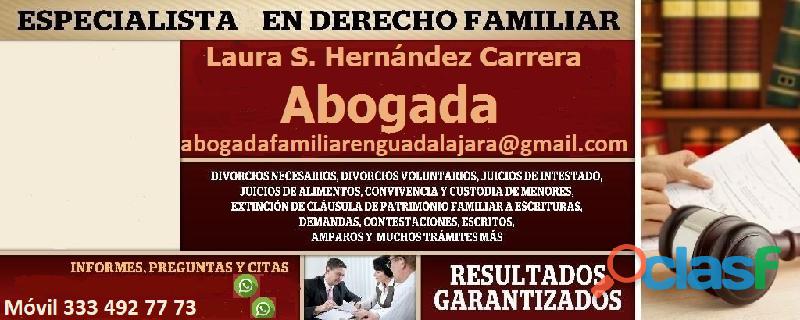 Divorcios sin expresión de causa en Guadalajara Abogada