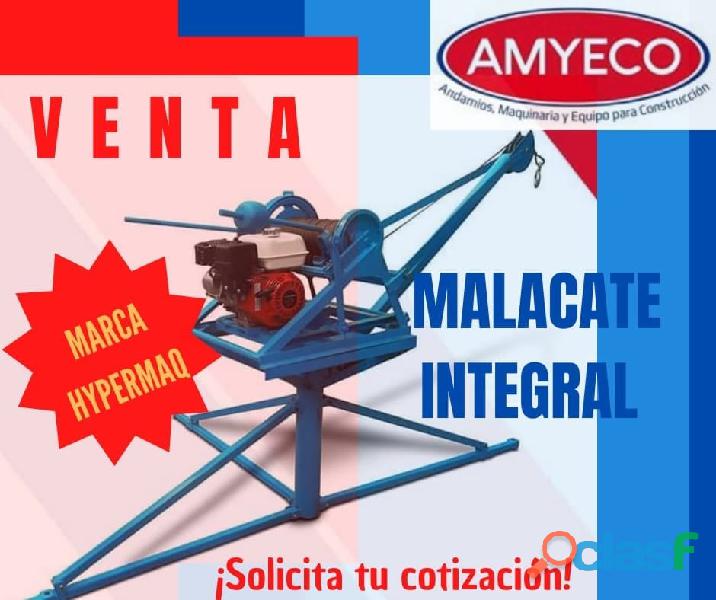 VENTA DE MALACATE DE ELEVACION DE 400 KG.