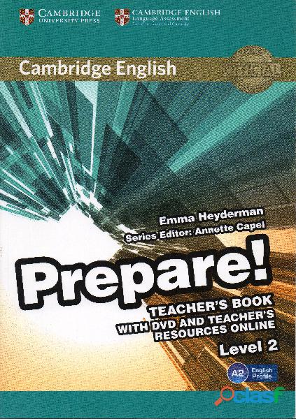 Prepare! Teacher's Book Level 2, With DVD, Cambridge English