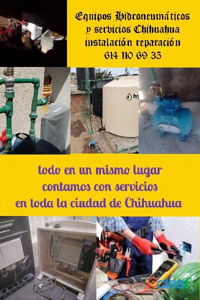 Equipos hidroneumáticos y servicios en Chihuahua