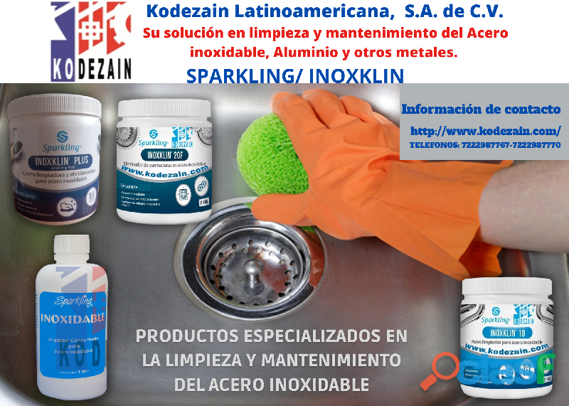 INOXKLIN/ SPARKLING/ LIMPIEZA DEL ACERO