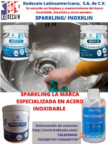 LIMPIEZA DEL ACERO INOXIDABLE SPARKLING/ INOXKLIN