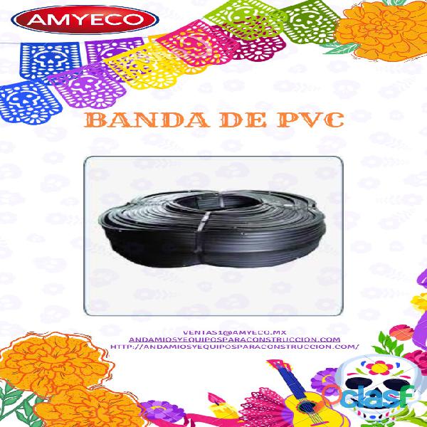 VENTA DE BANDAS DE PVC IJILLADAS NEGRAS