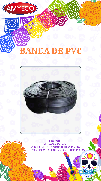 ROLLO DE BANDA DE PVC / 10