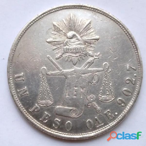 Moneda antigua de plata100%real