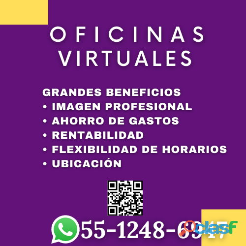 OFICINAS EN RENTA VIRTUALES COWORKING