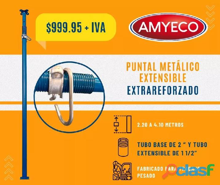 PUNTAL METÁLICO DE 2 A 4.10 MTS / 8