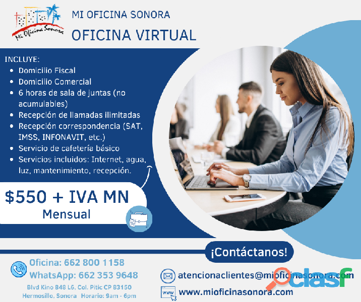 Servicio de Oficina Virtual en Hermosillo