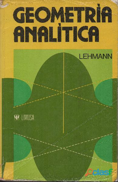Libro Geometría Analítica, Lehmann, Edit. Limusa