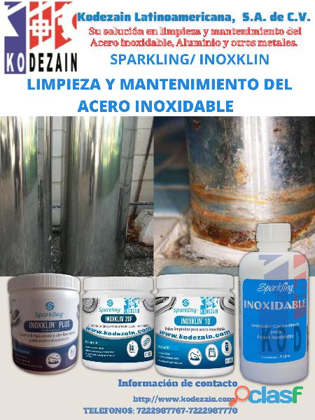PRODUCTOS PARA LA LIMPIEZA DEL ACERO INOXIDABLE/ INOXKLIN