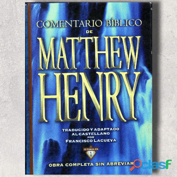 Comentario Bíblico de Matthew Henry 1999