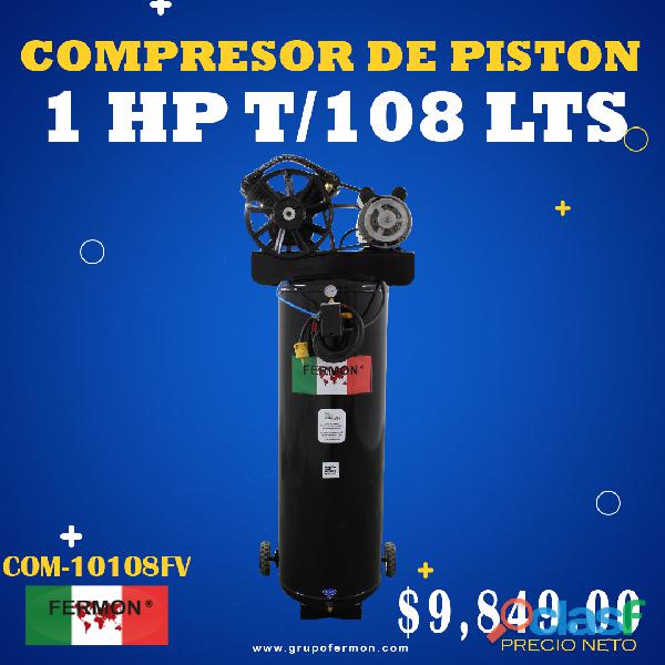 COMPRESOR DE PISTON 1HP T/108