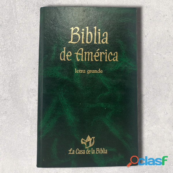 Biblia de América Letra Grande La Casa de la Biblia